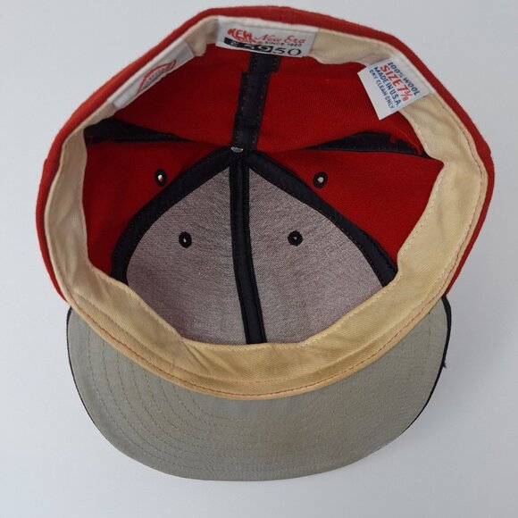 Vintage NC State Wolfpack Hat Cap North Carolina State Made in USA - Picture 9 of 14